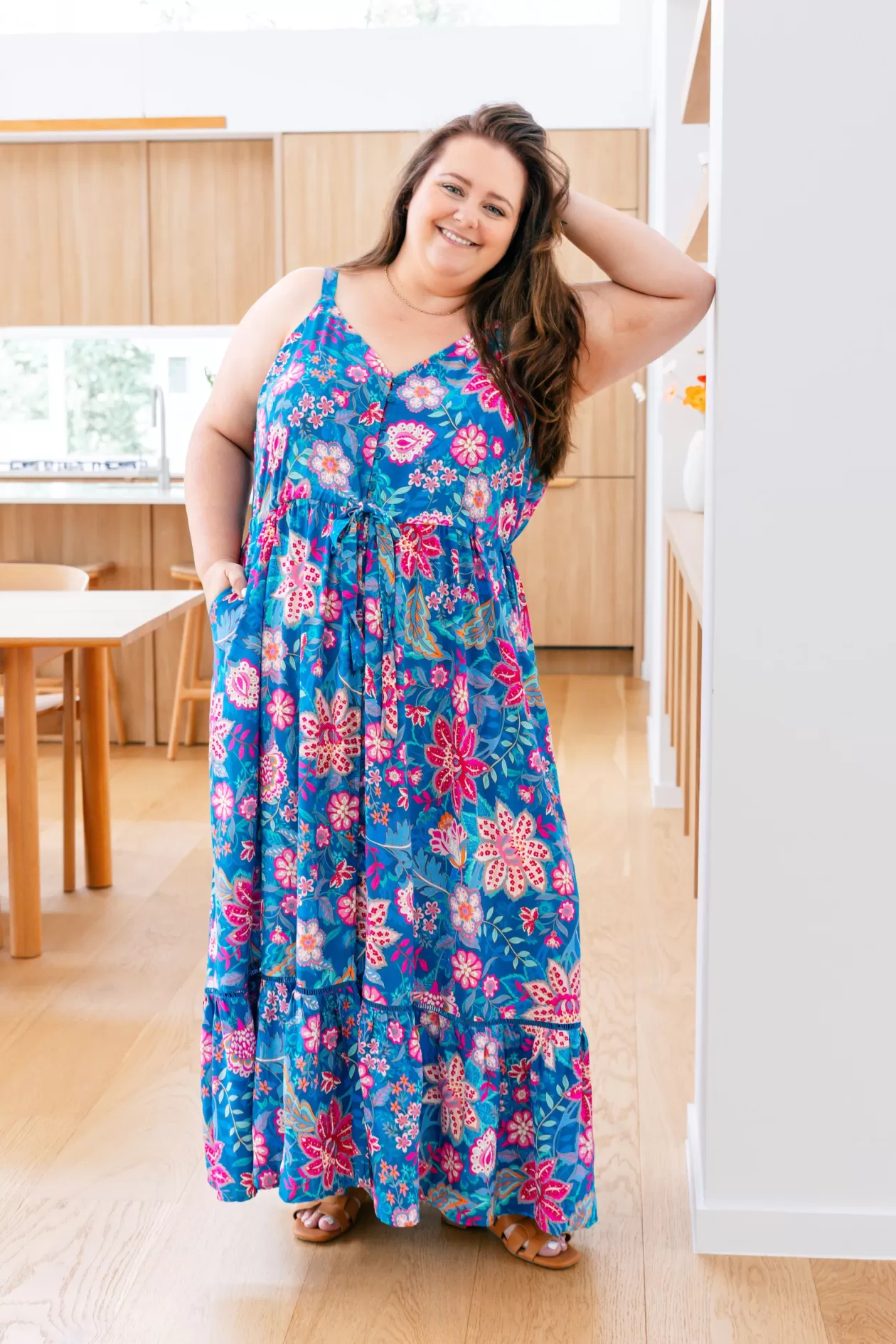 Proud Poppy Clothing April Maxi Dress in Paisley Floral