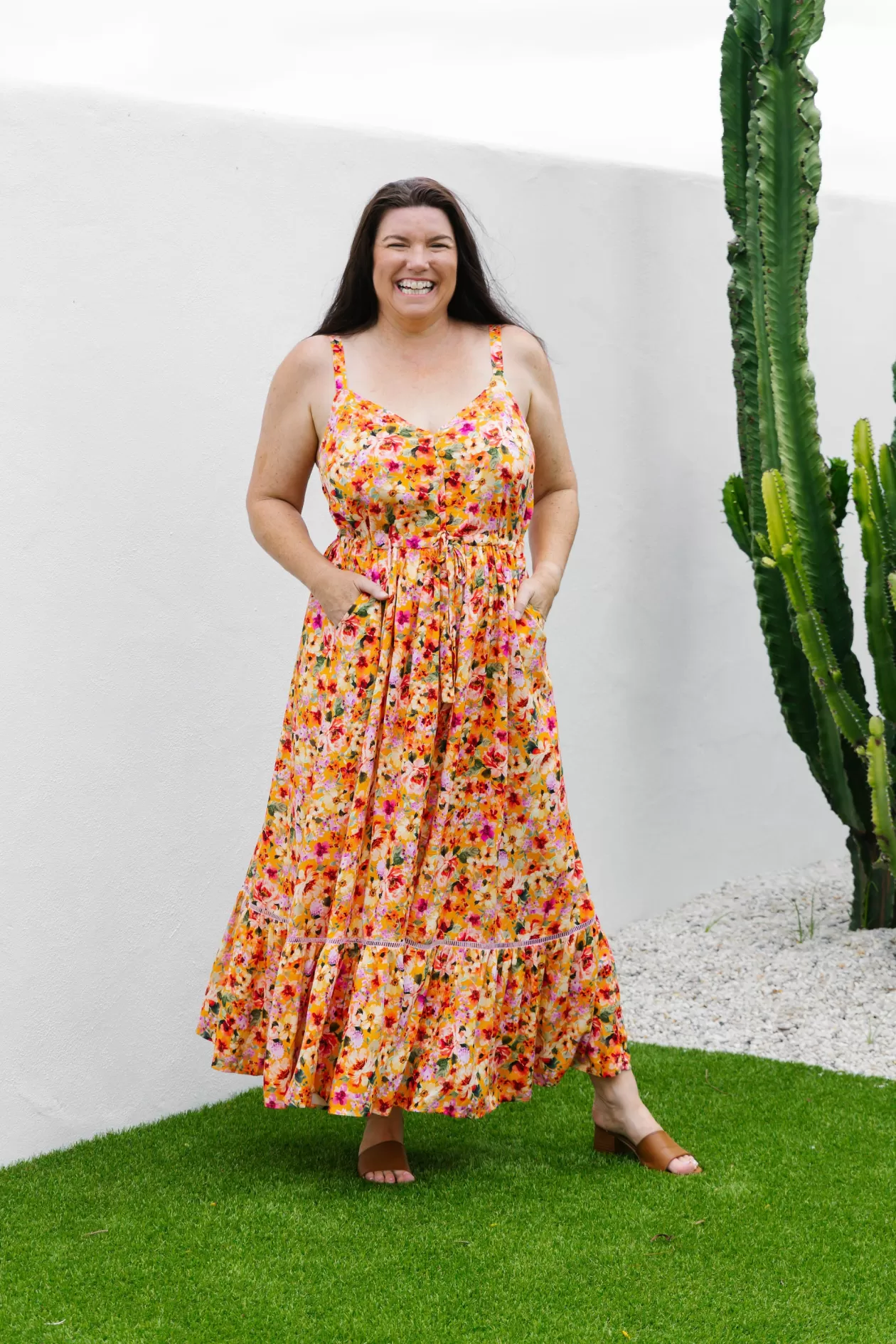 Proud Poppy Clothing April Maxi Dress in Sunshine Floral