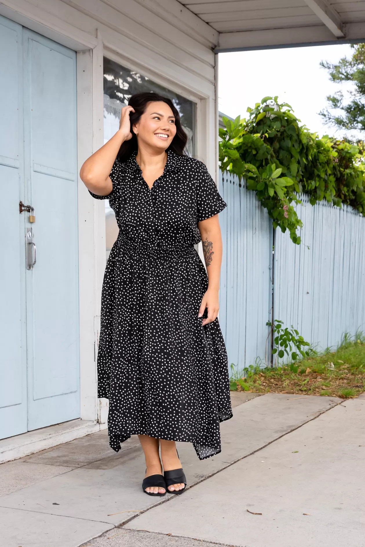 Proud Poppy Clothing Cameron Dress in Black & White