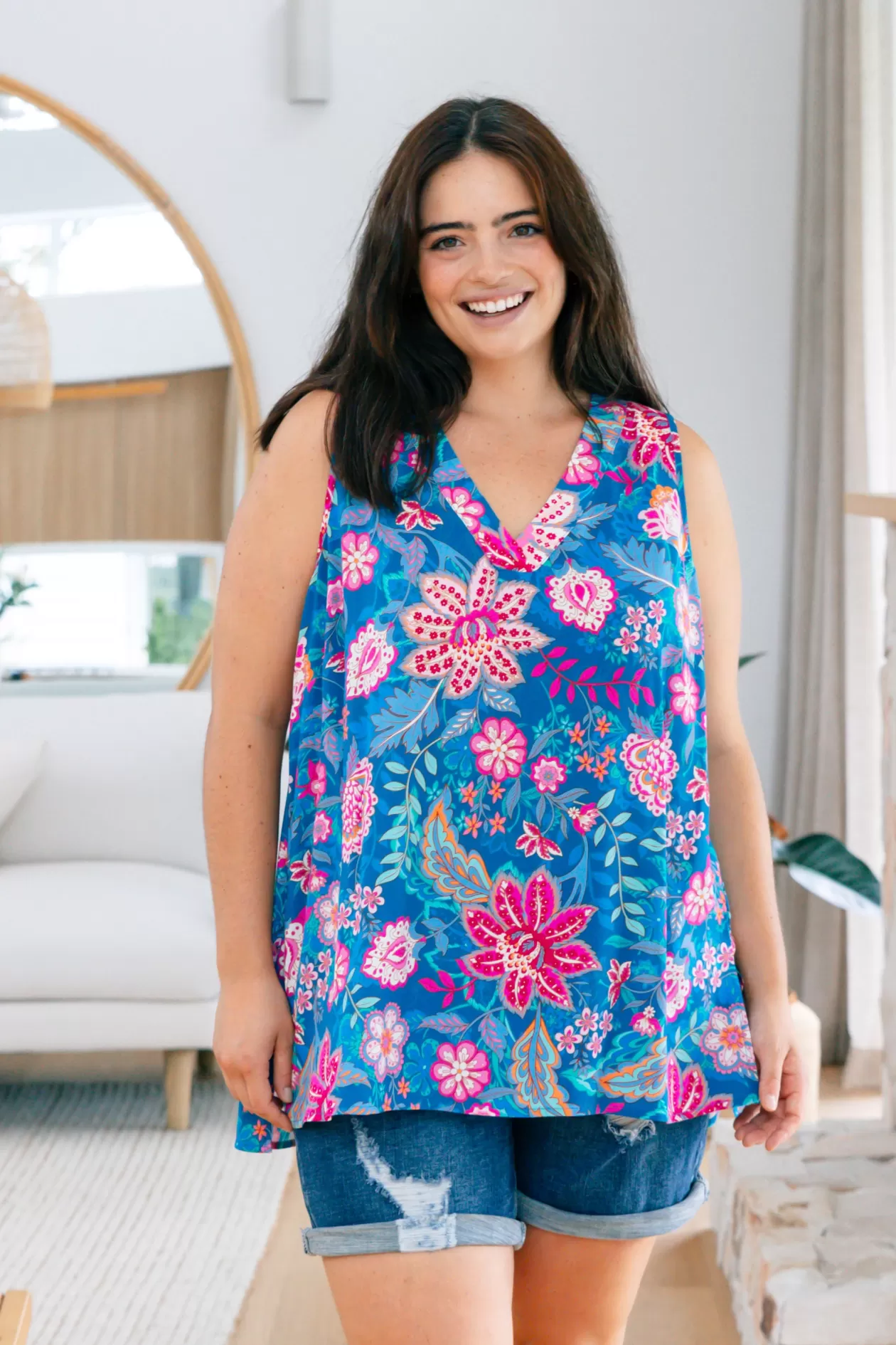 Proud Poppy Clothing Dannie Top in Paisley Floral