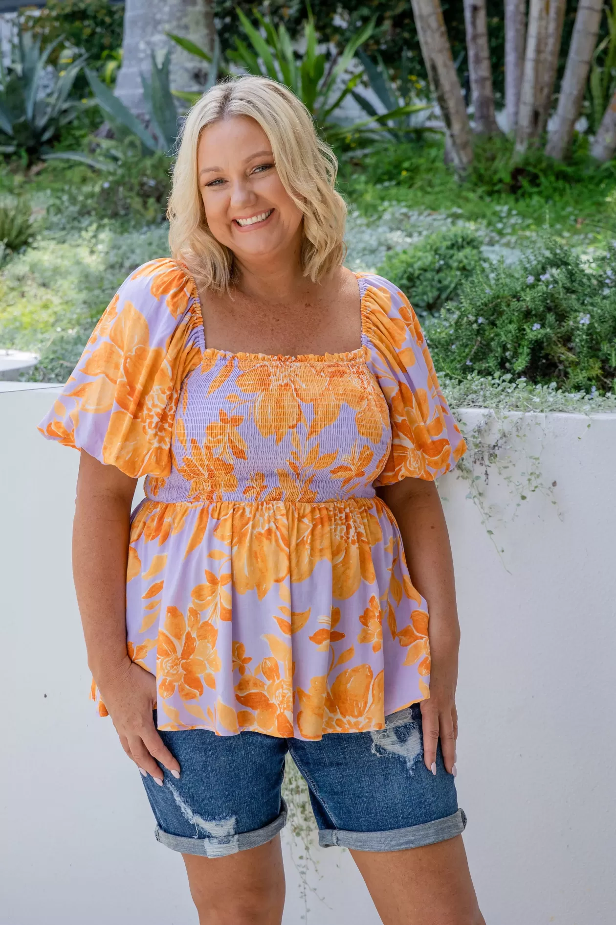 Proud Poppy Clothing Emily Top in Honey Bloom