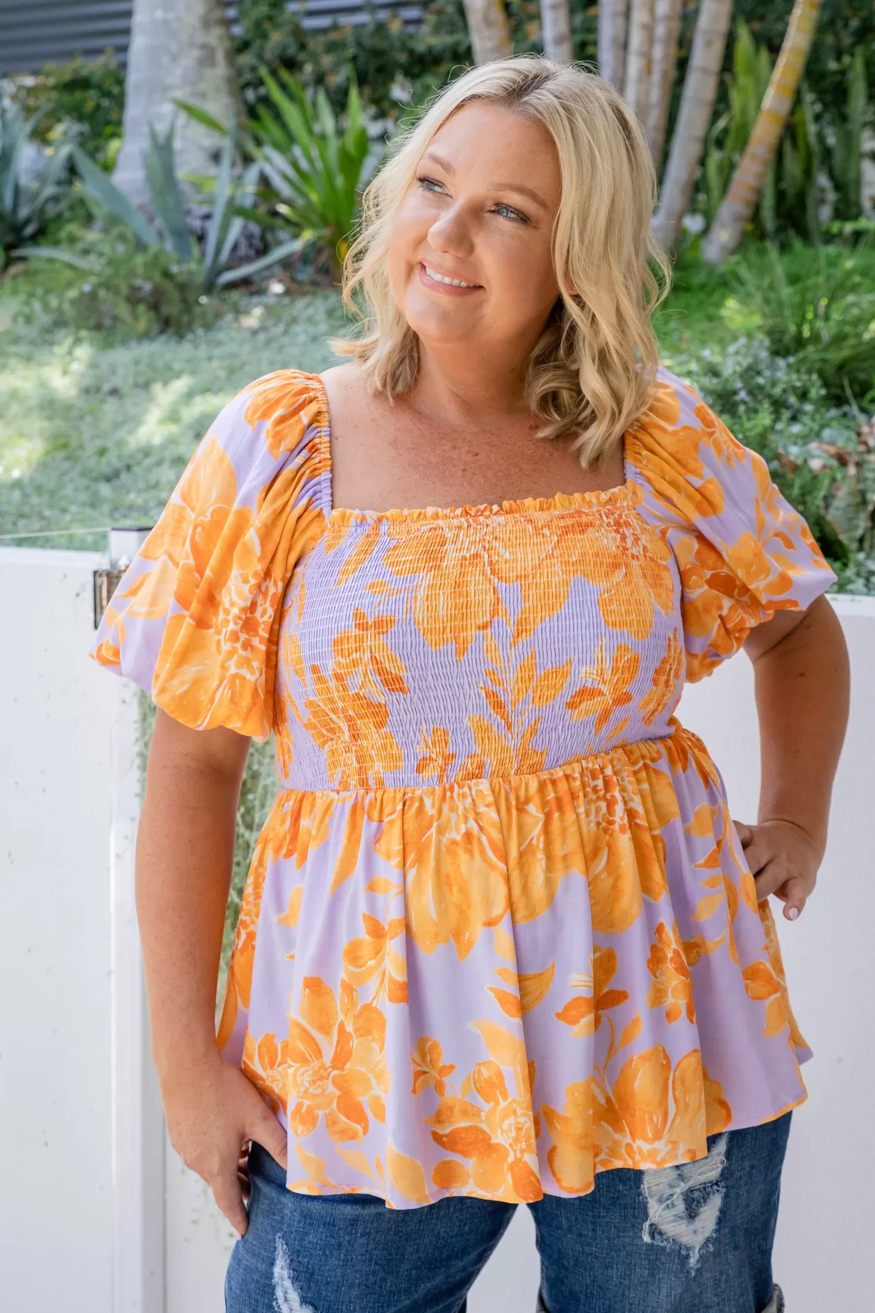 Proud Poppy Clothing Emily Top in Honey Bloom