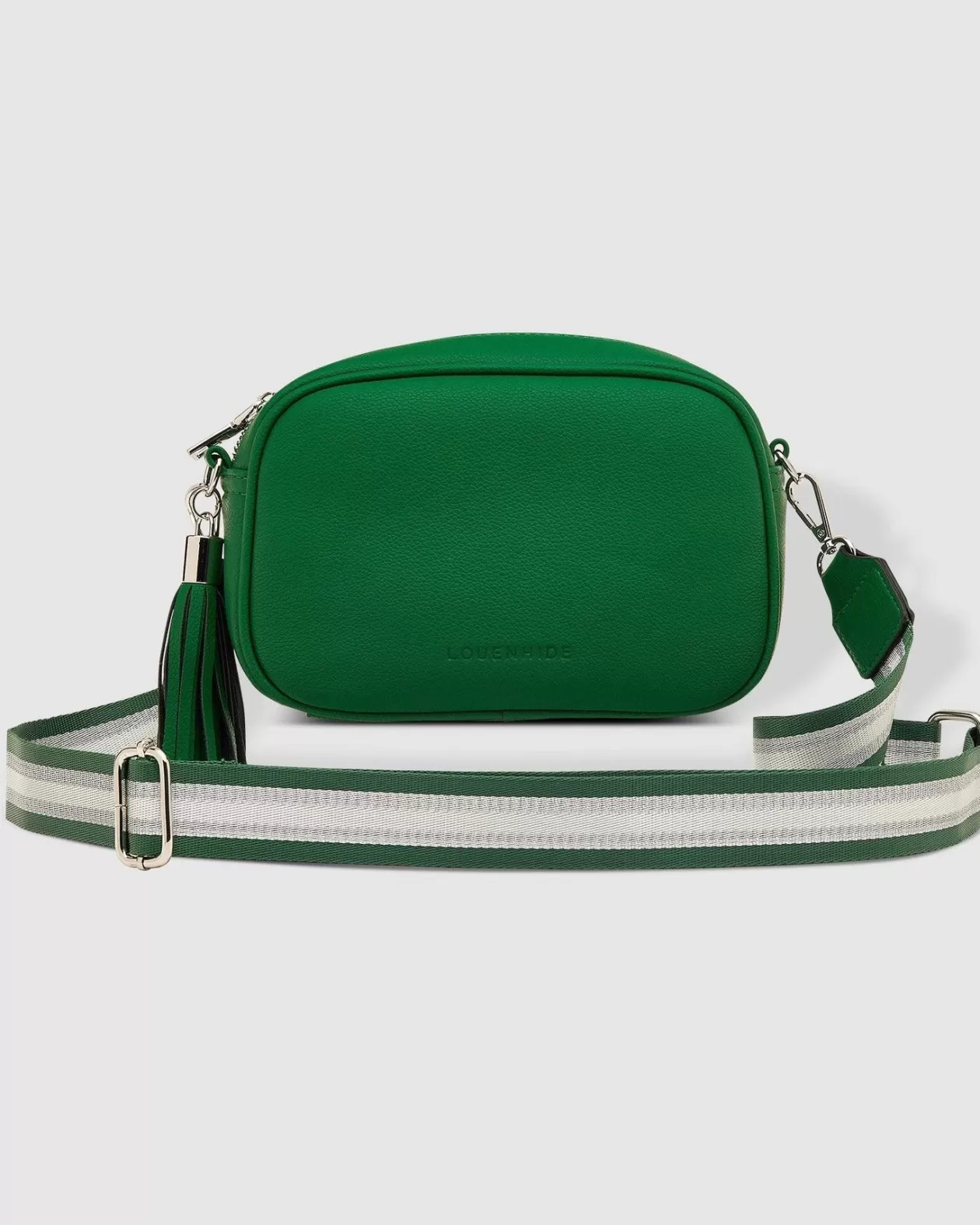 Proud Poppy Clothing Jacinta Metallic Crossbody Bag in Green by Louenhide