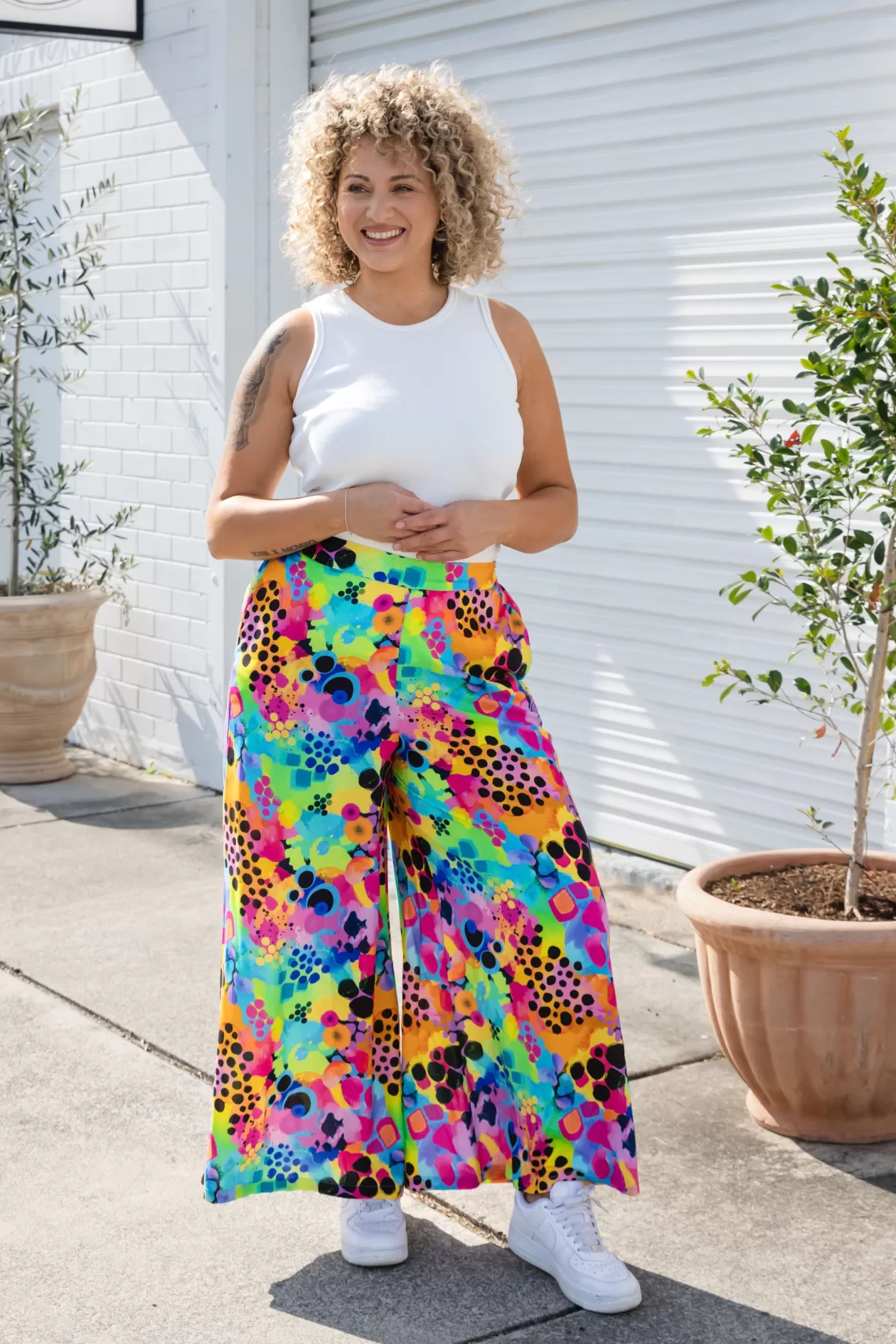 Proud Poppy Clothing Larsa Pants in Messy Mind by Kasey Rainbow