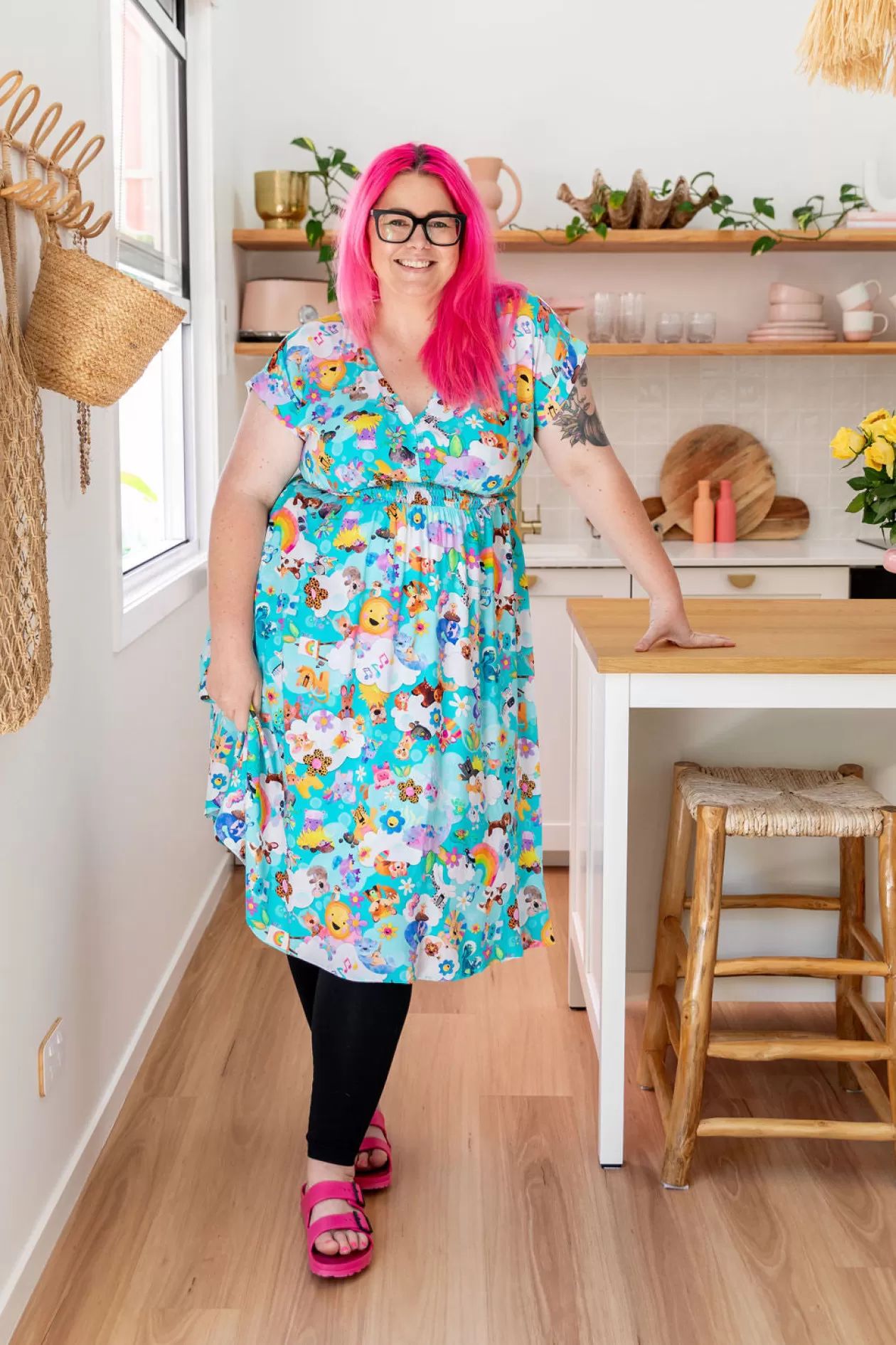 Proud Poppy Clothing Millie Dress in Kutopia by Kasey Rainbow